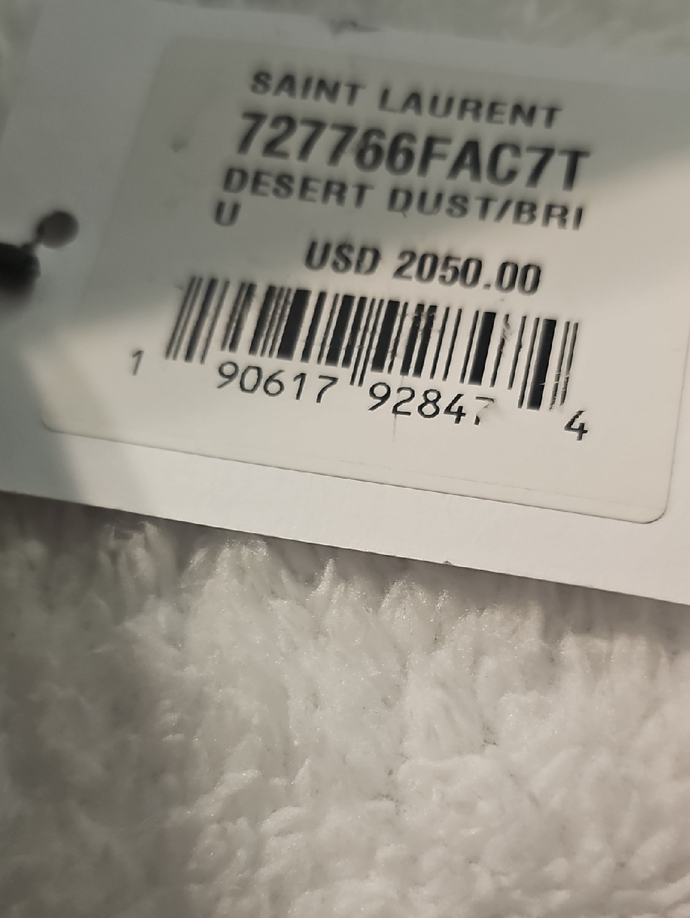 Saint Laurent Manhattan Canvas and Leather Mini Crossbody Bag. - Picture 16 of 16